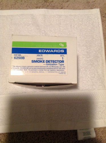 NEW EDWARDS SMOKE DETECTOR HEAD 6250B IONIZATION TYPE FIRE ALARM