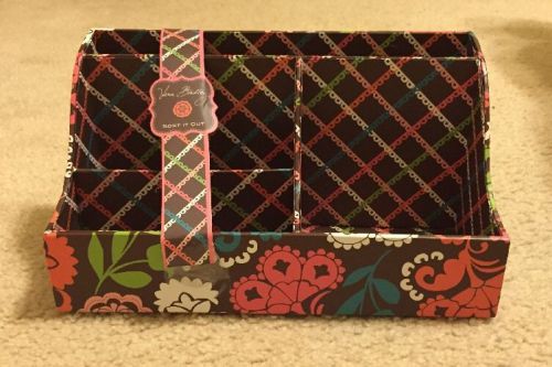 Vera Bradley Lola Sort It Out Desk Organizer RARE!!