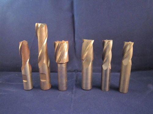 Endmill Milling Cutter Lot - 6 bits