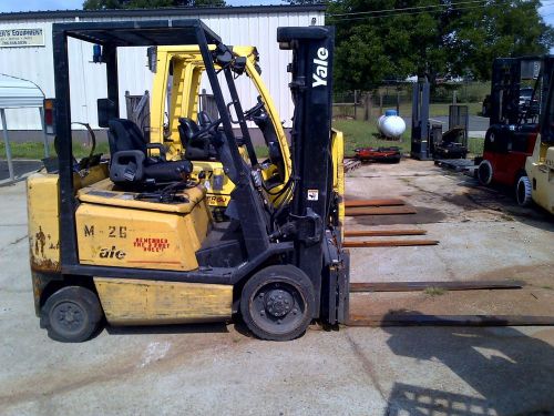 5000lb Yale forklift, GLC050, sideshifter, lpgas, 5000lbs capacity