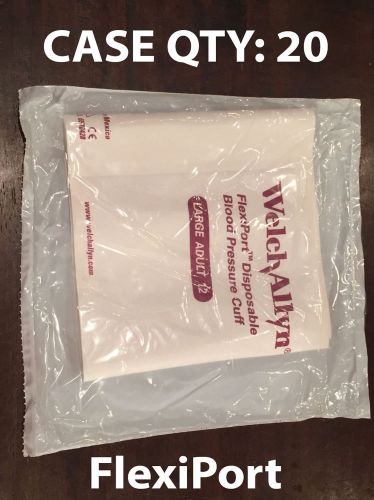 20x Welch Allyn Flexiport Large Adult Blood Pressure Cuff Size 12 (SOFT-12)