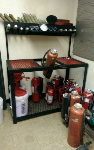 Ansul filling station table / fire extinguishers for sale