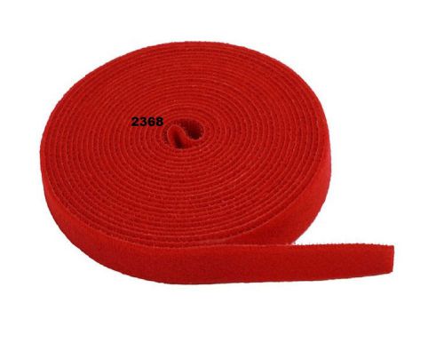 Fastening Tape 0.75inch One Wrap Hook &amp; Loop Fastening Tape 5 yard/Roll - Red