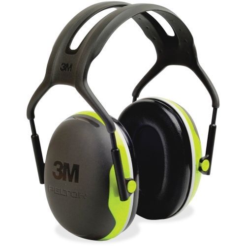 Peltor X4A Earmuff - Foam, Steel Liner - 1/ Each - Black, Green - MMMX4A