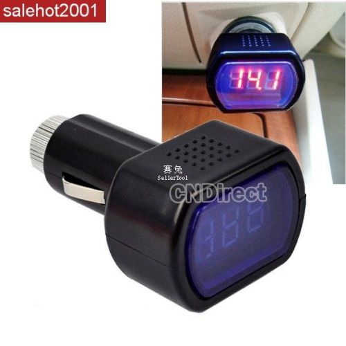 New Mini Car LCD Battery Voltage Meter Monitor 12V Black 0NR