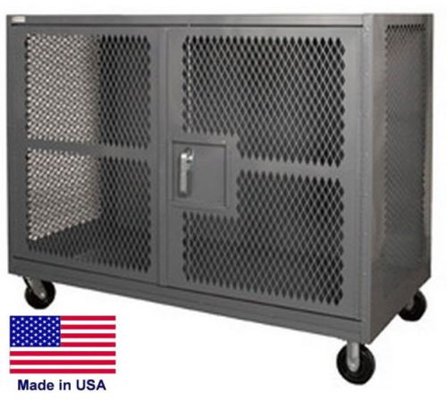 STEEL CABINET Coml/Ind - Portable Security Cabinet - 14 Gauge Steel - 60x36x57