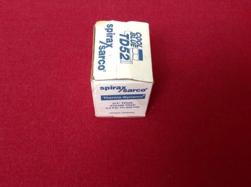 SPIRAX SARCO TD52 COOL BLUE 3/4&#034; Steam Trap *NEW*