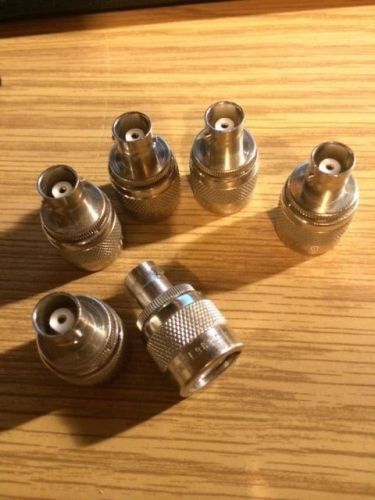 Six Pasternack PE9087 - BNC Female to C Male Adapters