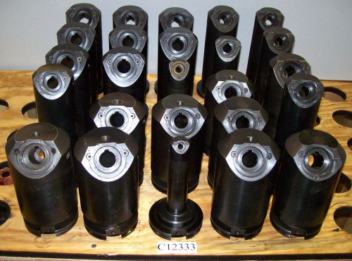 (25) PC SET KENNAMETAL ERICKSON CAT50 BORING TOOL HOLDERS CAT 50 BORE LOT C12333