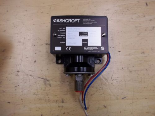 Ashcroft b464s xfsc406 pressure switch 0-30 psi set point - 500psi max operating for sale