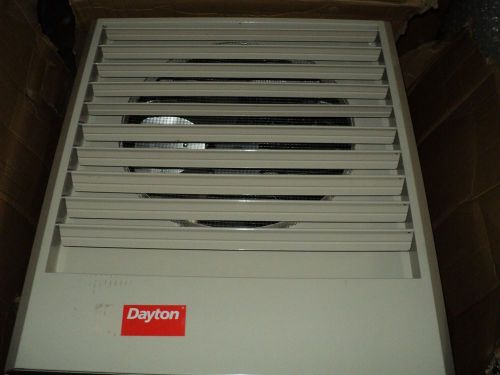 DAYTON 2YU71 HEATER ELECTRIC ,10 kW 208V 34,100 BtuH , 1 OR 3 PHASE