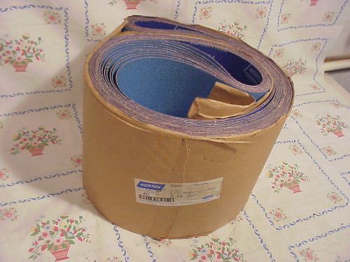 10 Norton 9 Inch by 85 Inch Abrasive Sanding Belts Maybe 40 Grit 228.6m x 2159.0