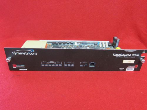 Symmetricom TimeSource 3000 GPS Primary Reference Source Shelf D0C1DE0AAA