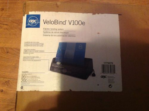 GBC velobind V100e