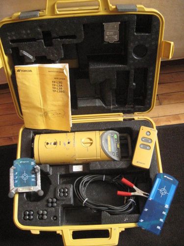 Topcon Model TP-L3G Green Beam Pipe Laser  WORLDWIDE SHIPPING