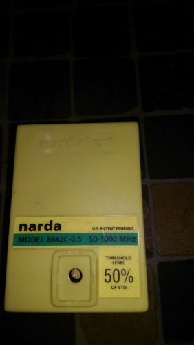 Nardalert personal RF monitor 8842C-0.5