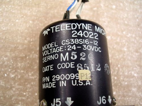 TELEDYNE CS38S16-12 RF MICROWAVE SWITCH 6P TESTED GOOD