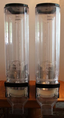 Lot of 2 Trade Fixtures Gravity Bin Candy Bins Cereal Beans Dispenser 5-gal