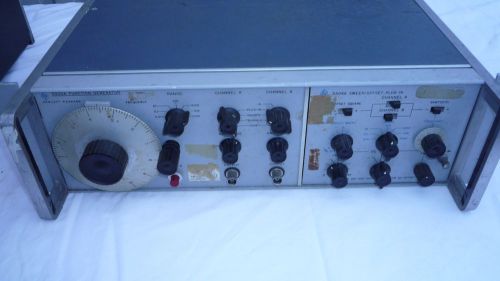 Hewlett Packard 3300A Function Generator 3300A Sweep Offset Plugin WORKS!