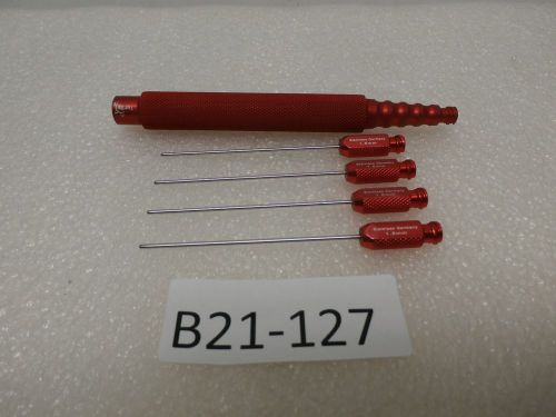 Liposuction cannula set 1.5mm straight red removeable handle plastic surgery for sale