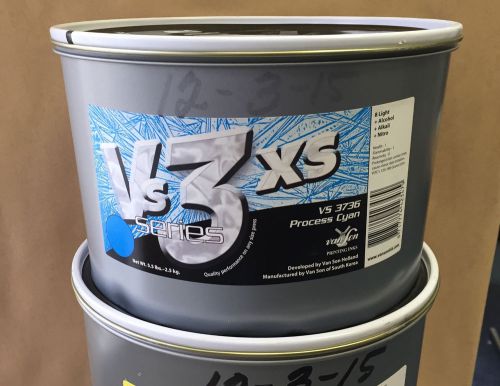 Van son, vs3 series ink xs process cyan 5.5-lb can - vs3736 for sale