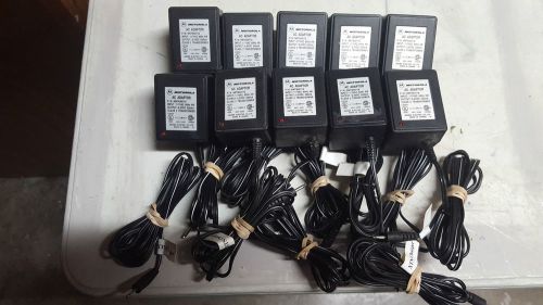 Genuine Motorola Lot Of 10 NNTN4077A New Power Supplies For XTN Radio