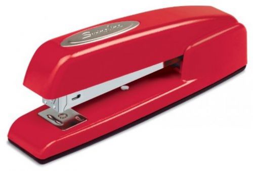 Swingline Stapler, 747, Business, Manual, 25 Sheet Capacity, Desktop, Rio Red