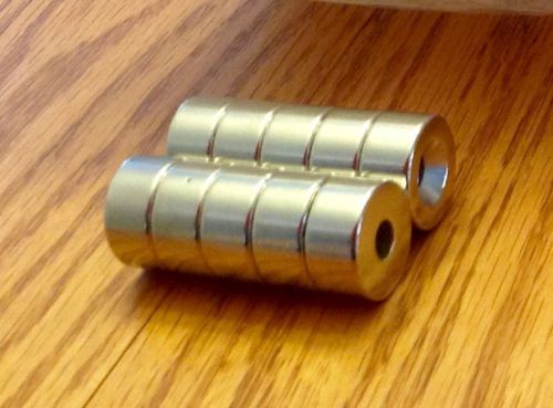 TEN neodymium ring magnets- FREE SHIPPING