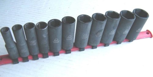 Matco tools #sbdp126v  11pc 3/8&#034;dr deep standard impact socket set for sale