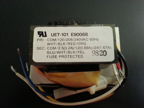 UNIVERSAL ENTERPRISE UET-101 E98992 120/208/240V 24VAC 40VA Transformer