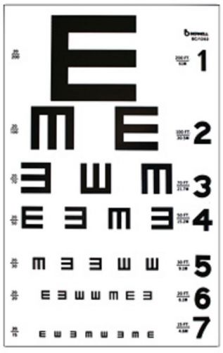 20 FOOT CHILDREN&#039;S VISION CHART