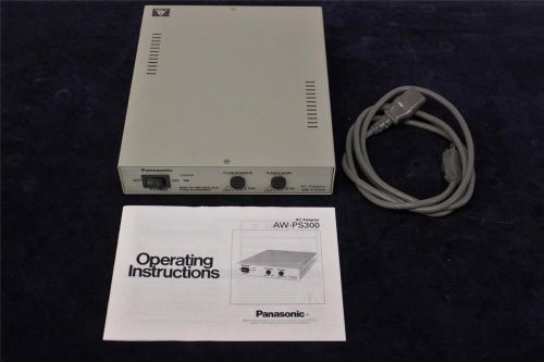 PANASONIC AW-PS300~AW-PS300P  AC Adapter for Pan TIlt Head~Power Supply~w/Manual