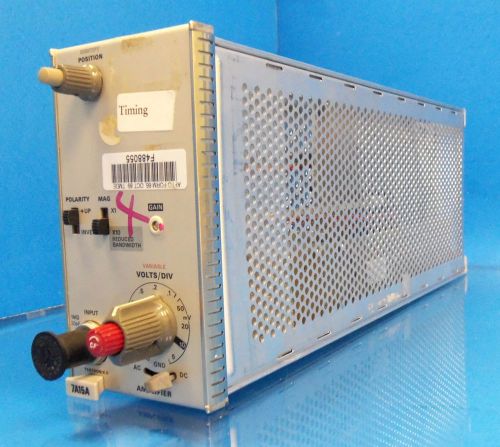 Single trace amplifier tektronix 7a15a 10x for sale