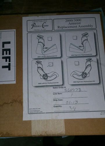 Pelton &amp; Crane left arm assembly for 2000/3000