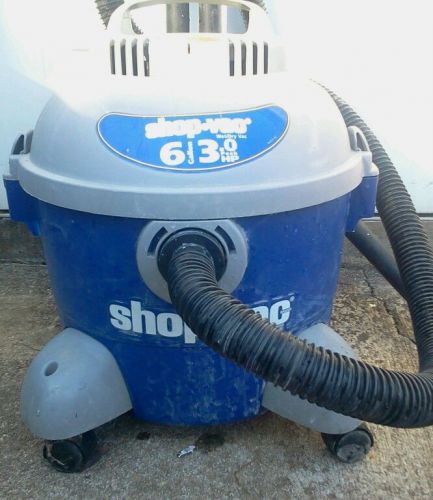 Shop Vac Model 90M300 Wet/Dry Vac 6 Gallons 3.0 HP