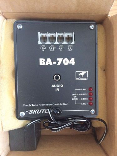 SKUTCH BA-704 MUSIC ON HOLD ADAPTOR FOR UP TO 4 LINES