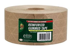 Duck Brand HD Reinforced Gummed Kraft Paper Tape 2.75 Inches x 375 Feet (9649...