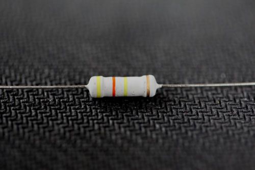 10 PC CARBON FILM 1 WATT RESISTORS 430000 ohm / 430K  +/- 5% CR-1W-430K