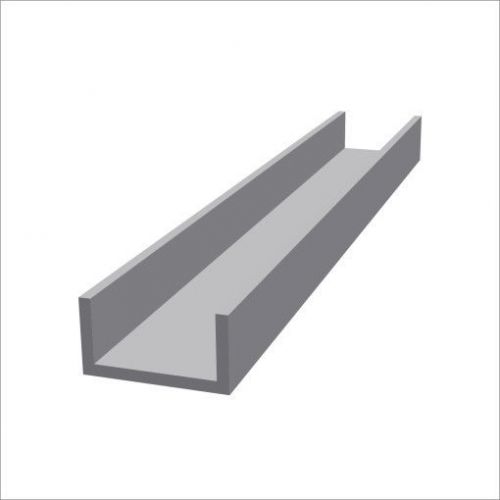 0.5&#034; x 1&#034; x 0.5&#034;  Aluminium U Channel 6061 T651 x 60&#034;-Long x 3 mm Thick