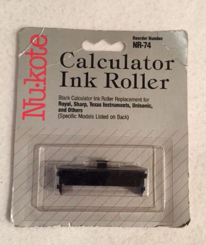 Nukote nr-74 calculator ink roller black new old stock for sale