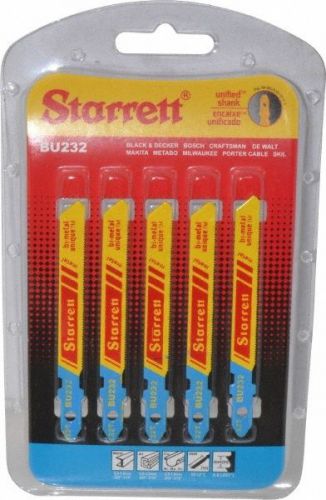 Lot of 12- 5 packs. 60 Blades! Jig Saw Blades  BU232 Starrett Universal Bi-Metal