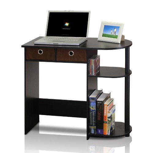 Furinno 11193EX/BK/BR Go Green Home Laptop Notebook Computer Desk/Table, Espress