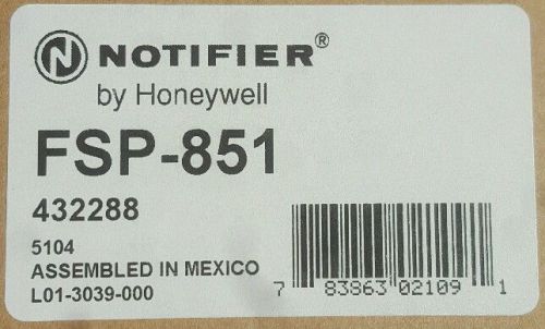 *BRAND NEW, BASE INCLUDED* NOTIFIER FSP-851 SMOKE DETECTOR. UNDAMAGED, UNOPENED.