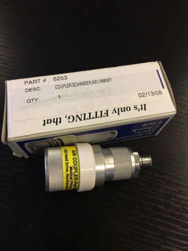 Schrader quick connect - female coupler - 1/4&#034; npt male - medical air coupler for sale