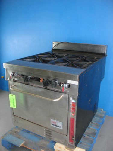 Southbend 4 Burner Commercial Range W/Convection Oven