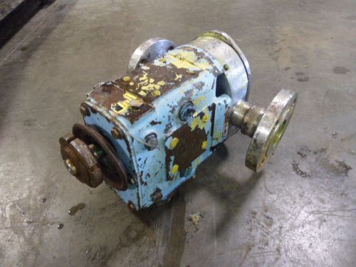 WAUKESHA CHERY-BURRELL STAINLESS PUMP #521844J MODEL:018 SN:299783 01 USED