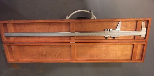 Starrett No. 123  0 - 38&#034; Vernier Caliper with Case