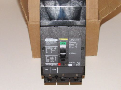 Square d hl060 3 pole 60 amp 600v hla36060 powerpact circuit breaker schneider for sale