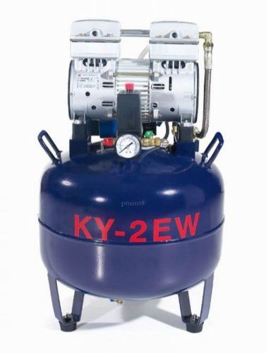 New one driving two 38l medical noiseless oilless dental air compressor ce for sale