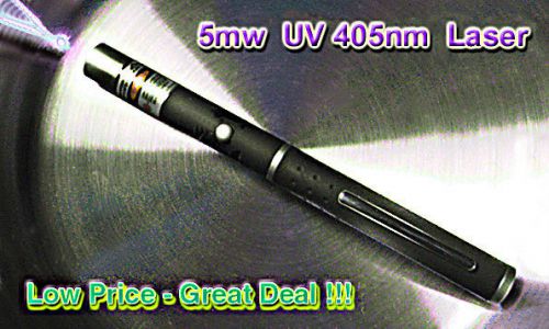 UV  Laser Pointer 5mw with 2 x AAA Alkaline Batteries Great f/Minerals/Gemstones